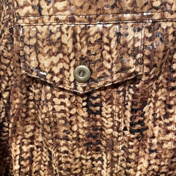 🚗🚗🚗BOGOHO🚗🚗🚗Ruby Rd. Textured Brown Button-Up Jacket—18W - Picture 5 of 9